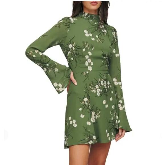 Reformation Dresses & Skirts - Reformation Womens Persis Floral Minidress Multicolor Size 8 NWT